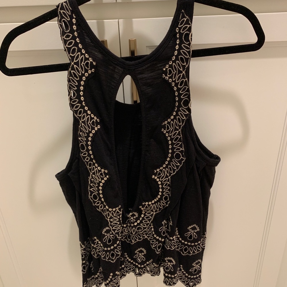 Free People Open Back Tank Top